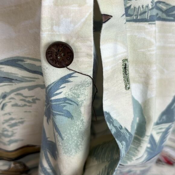 Kalaheo men’s Hawaiian button down short sleeve shirt aircraft military size XL - Picture 4 of 6